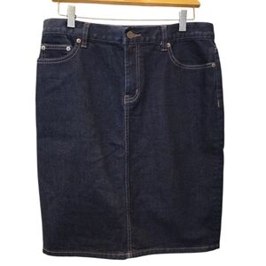 Ralph Lauren Dark Blue Denim Skirt